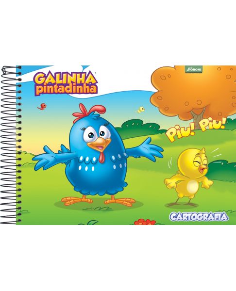 Caderno de Desenho - Galinha Pintadinha